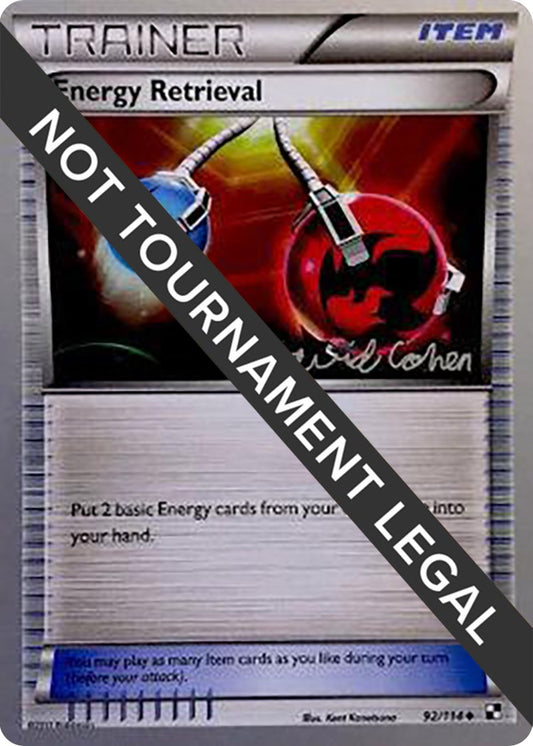 Energy Retrieval - 2011 (David Cohen)