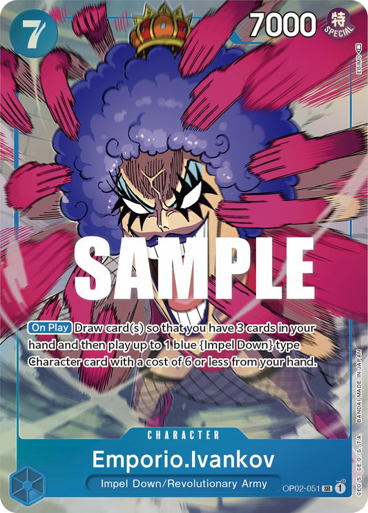 Emporio.Ivankov (051) (Alternate Art) [OP02 - OP02-051]