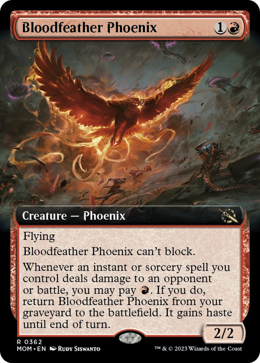 Bloodfeather Phoenix (Extended Art) [MOM - 362]