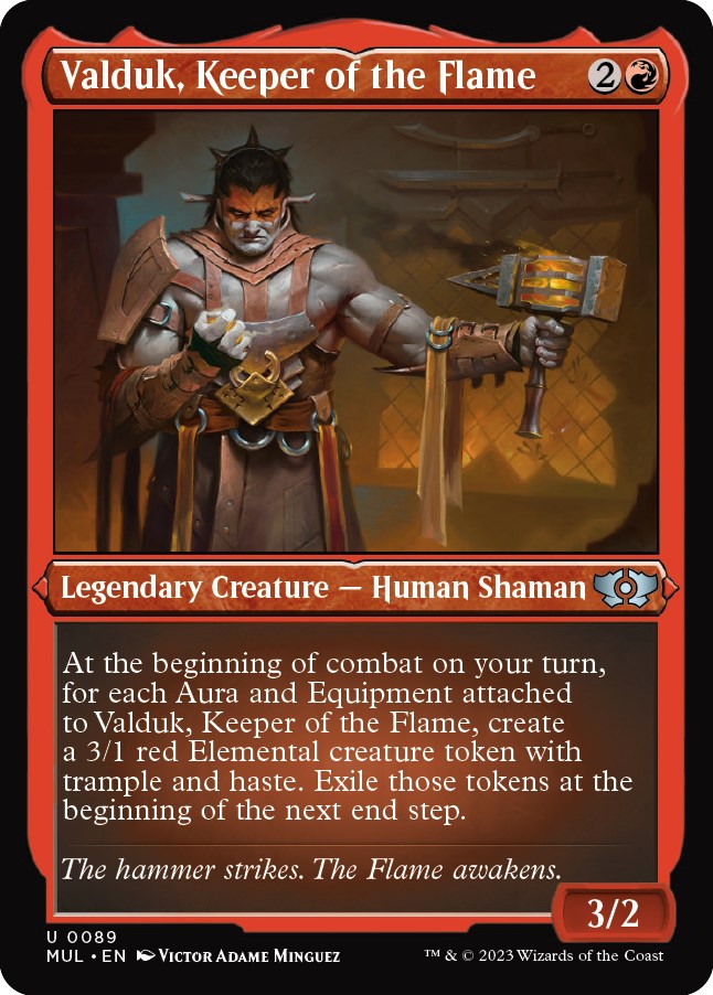 Valduk, Keeper of the Flame (Foil Etched)