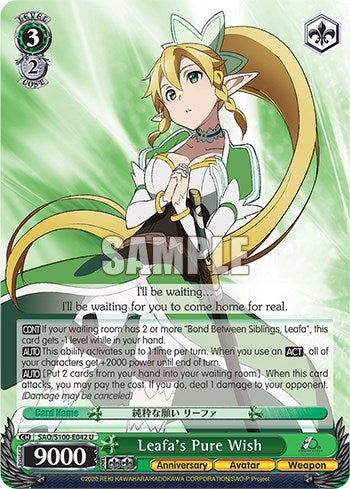 Leafa's Pure Wish [SAO/S100 - SAO/S100-E042 U]