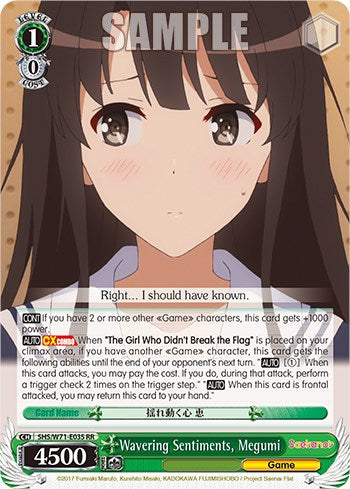 Wavering Sentiments, Megumi