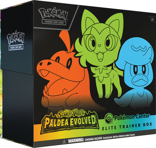 Paldea Evolved Pokemon Center Elite Trainer Box (Exclusive)