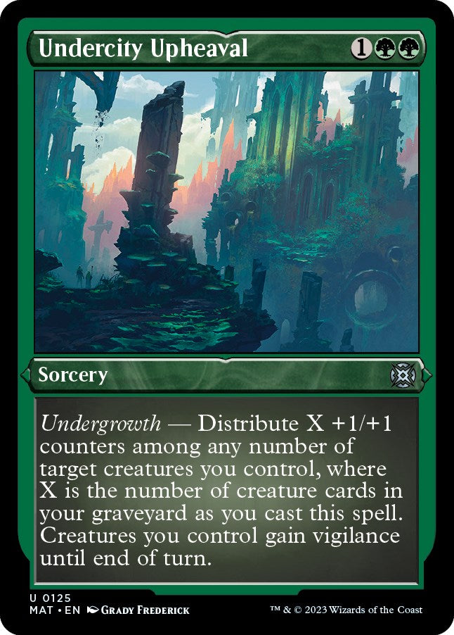 Undercity Upheaval (Foil Etched)