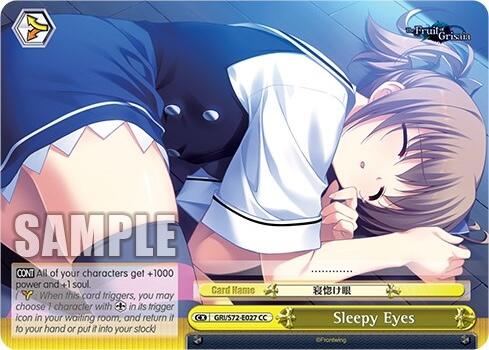 Sleepy Eyes [GRI/S72 - GRI/S72-E027 CC]