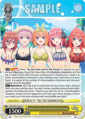 Quintuplets in Swimsuits, Ichika & Nino & Miku & Yotsuba & Itsuki [5HY/W101-E017 C]