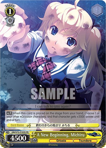 A New Beginning, Michiru (Foil) [GRI/S72 - GRI/S72-E103S PR]