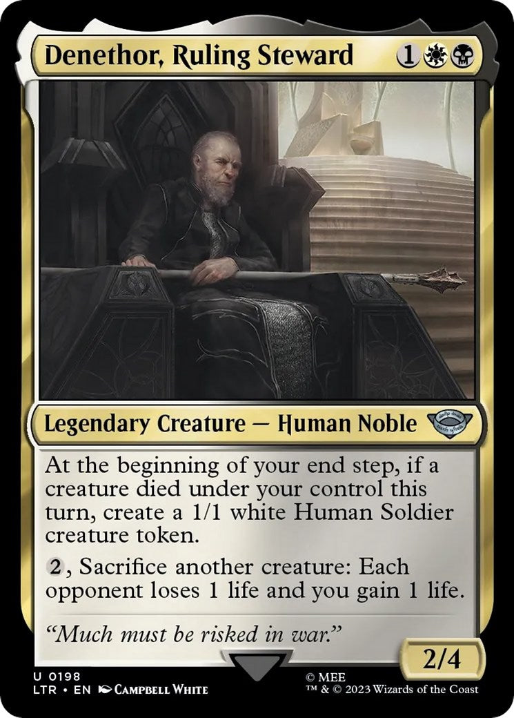 Denethor, Ruling Steward [LTR - 198]