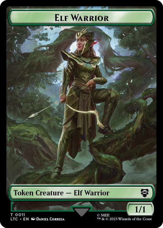 Elf Warrior // Bird (0006) Double-Sided Token