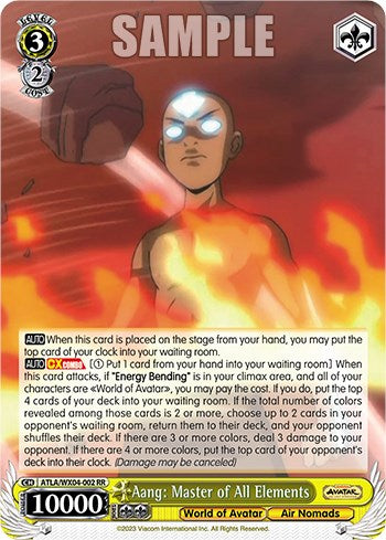 Aang: Master of All Elements [ATLA/WX04 - ATLA/WX04-002 RR]