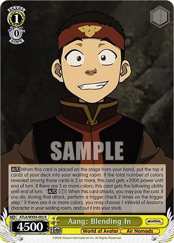 Aang: Blending In [ATLA/WX04 - ATLA/WX04-003 R]