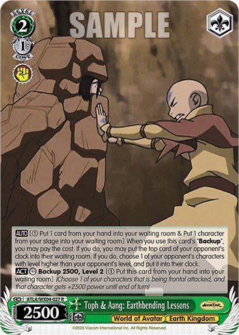 Toph & Aang: Earthbending Lessons [ATLA/WX04 - ATLA/WX04-027 R]