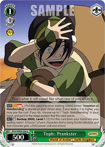 Toph: Prankster [ATLA/WX04 - ATLA/WX04-036 U]