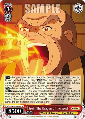 Iroh: The Dragon of the West [ATLA/WX04 - ATLA/WX04-058 R]