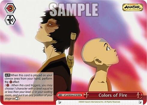 Colors of Fire (RRR) [ATLA/WX04 - ATLA/WX04-075R RRR]