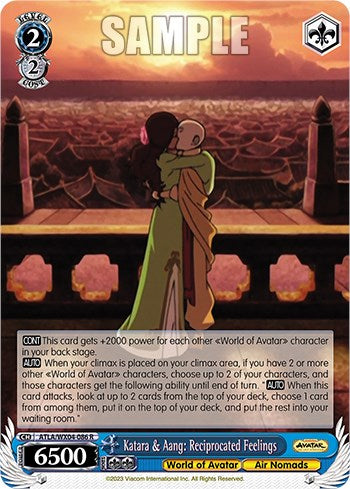 Katara & Aang: Reciprocated Feelings [ATLA/WX04 - ATLA/WX04-086 R]