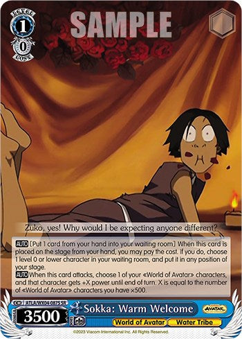 Sokka: Warm Welcome (SR) [ATLA/WX04 - ATLA/WX04-087S SR]