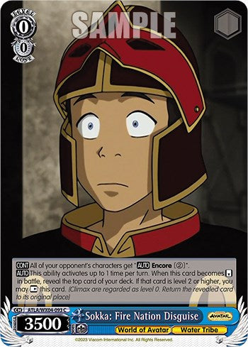 Sokka: Fire Nation Disguise [ATLA/WX04 - ATLA/WX04-093 C]