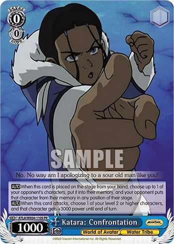 Katara: Confrontation (Foil) [ATLA/WX04 - ATLA/WX04-110S PR]