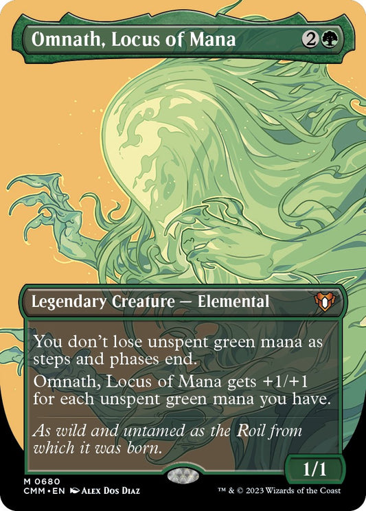 Omnath, Locus of Mana (Borderless) [CMM - 680]