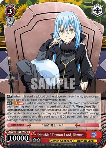 "Newbie" Demon Lord, Rimuru [TSK/S101-E047 RR]