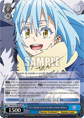 For a World to Live In With a Smile, Rimuru [TSK/S101-E076 RR]