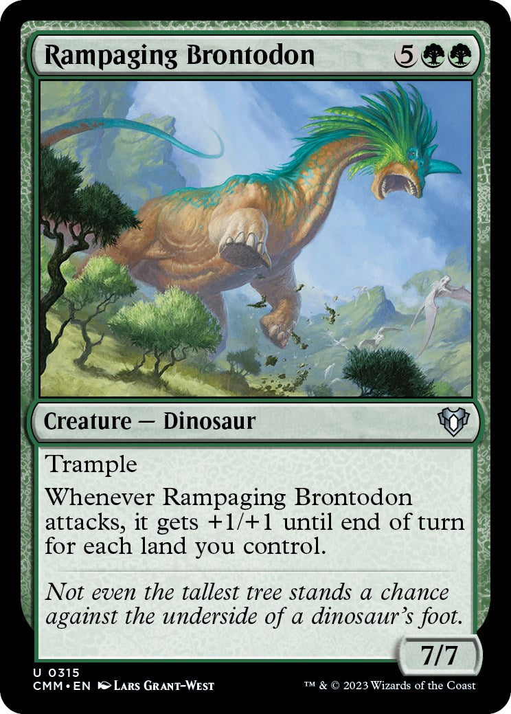 Rampaging Brontodon [CMM - 315]