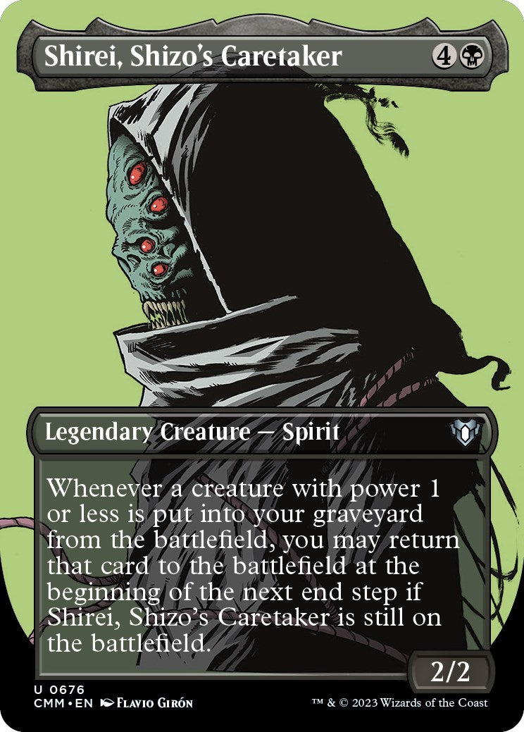 Shirei, Shizo's Caretaker (Borderless) [CMM - 676]