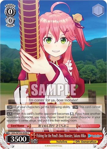 Fishing for the Pond's Boss Monster, Sakura Miko [HOL - HOL/W104-E098 C]