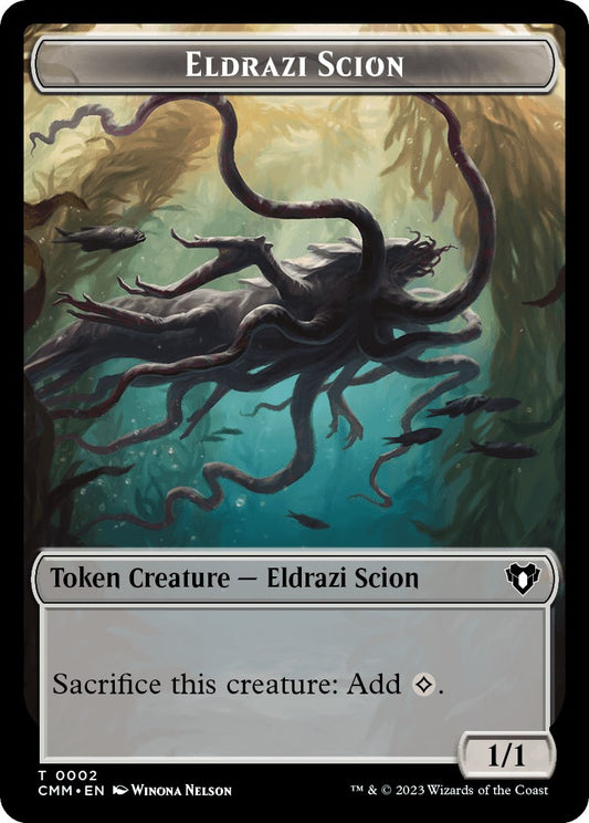 Eldrazi Scion // Stoneforged Blade Double-Sided Token