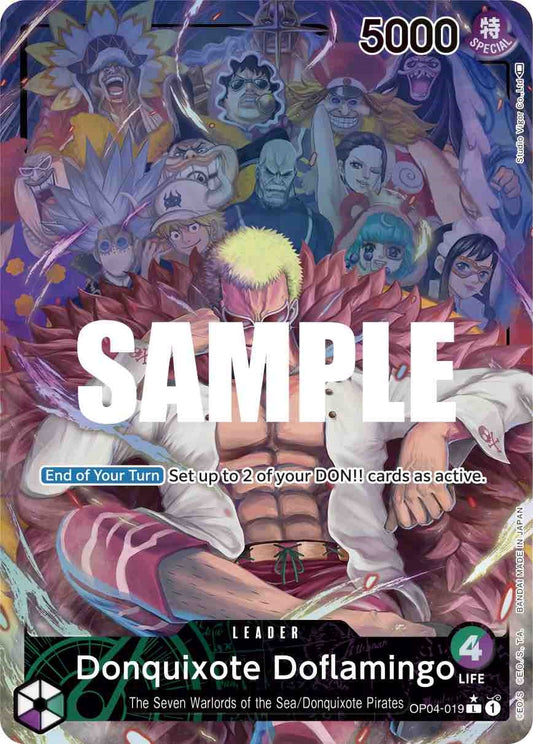 Donquixote Doflamingo (019) (Alternate Art) [OP04 - OP04-019]