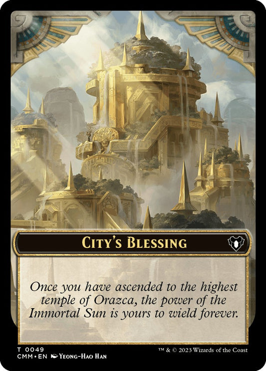 City's Blessing // Construct (0075) Double-Sided Token