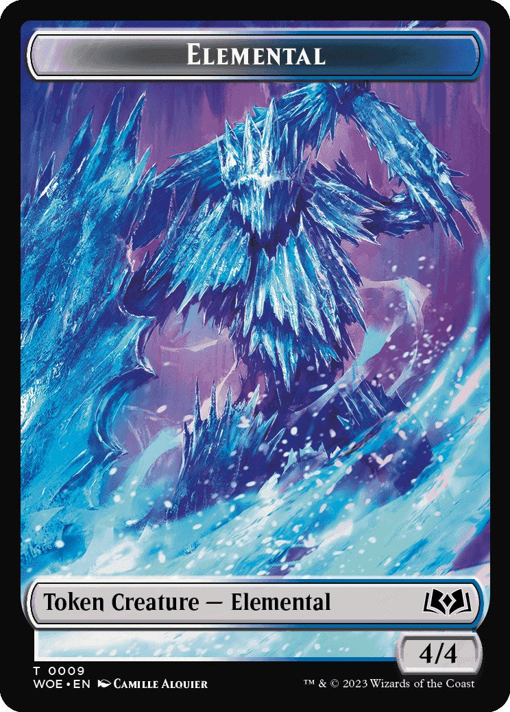 Elemental // Food (0010) Double-Sided Token