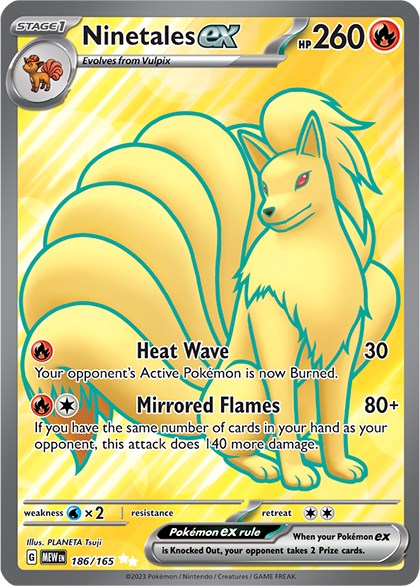 Ninetales ex - 186/165 [MEW - 186/165]