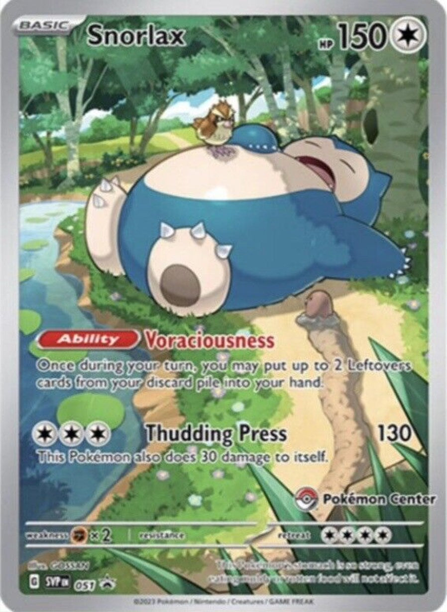 Snorlax - 051 (Pokemon Center Exclusive)