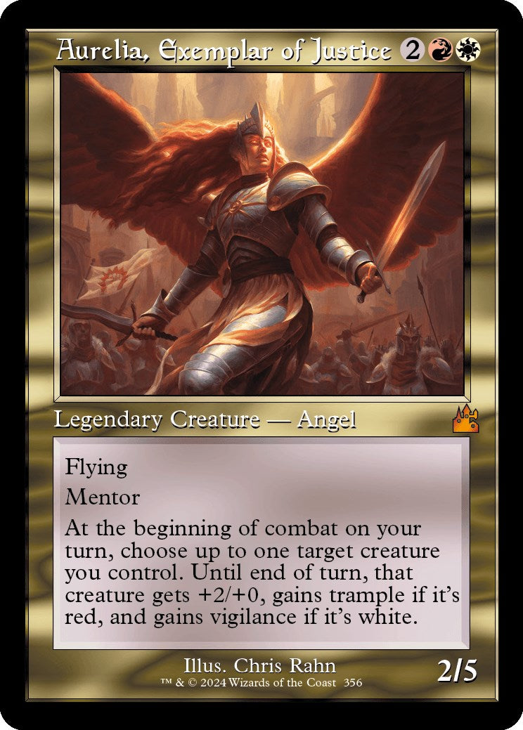 Aurelia, Exemplar of Justice (Retro Frame) [RVR - 356]