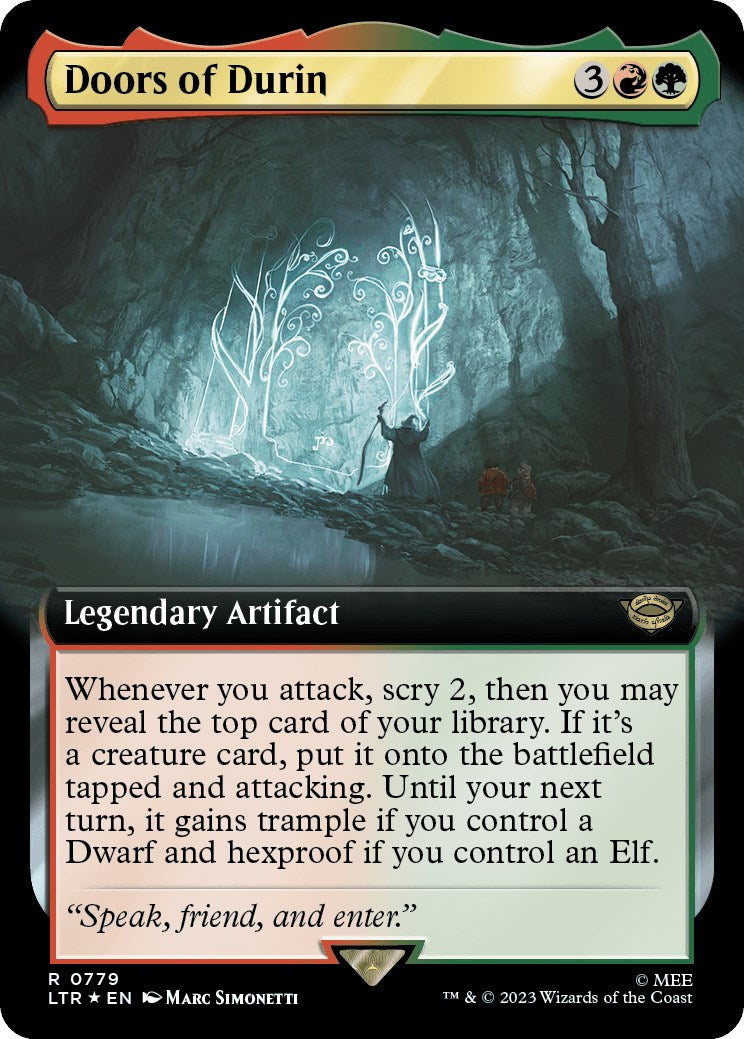 Doors of Durin (Extended Art) (Surge Foil)
