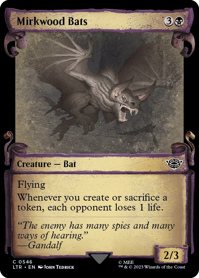 Mirkwood Bats (Showcase Scrolls)