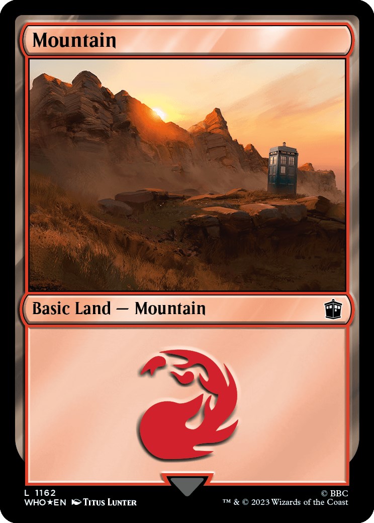 Mountain (1162) (Surge Foil)