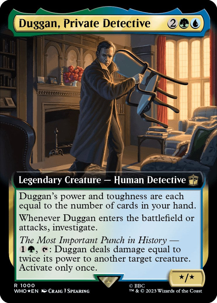 Duggan, Private Detective (Extended Art) (Surge Foil)