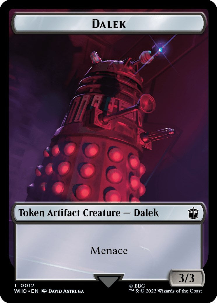 Dalek // Treasure (0031) Double-Sided Token