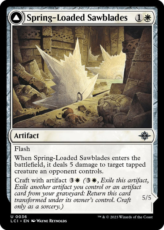 Spring-Loaded Sawblades [LCI - 36]