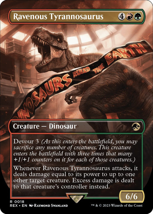 Ravenous Tyrannosaurus (Borderless) [REX - 18]