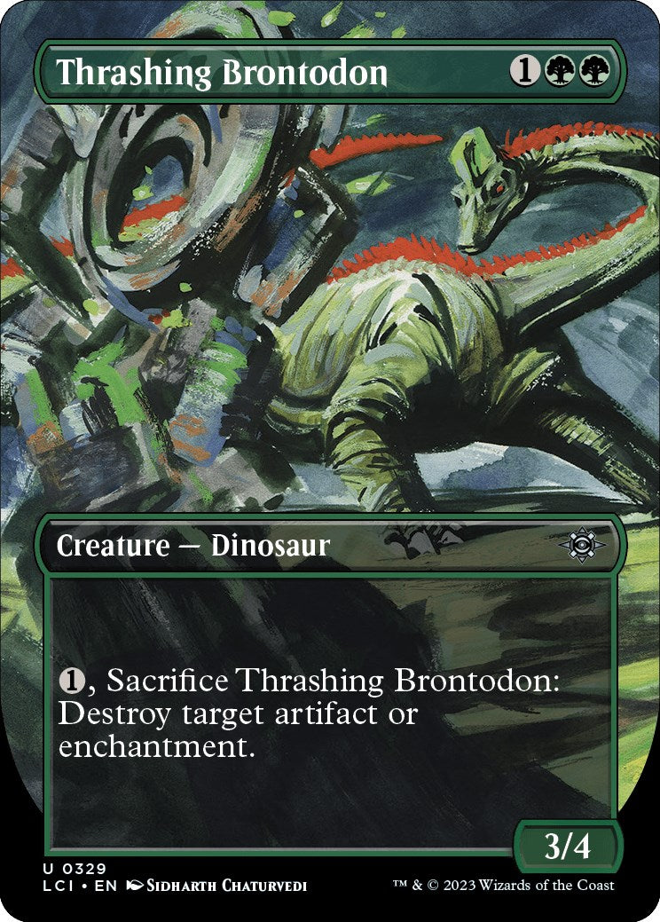 Thrashing Brontodon (Borderless) [LCI - 329]