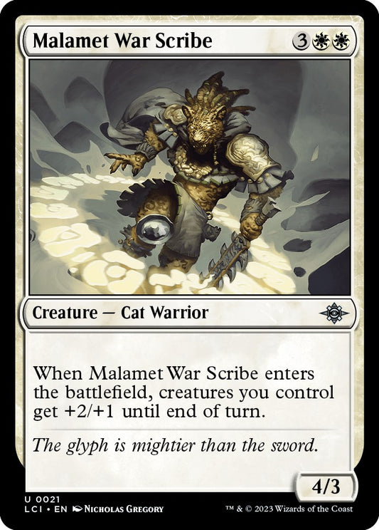 Malamet War Scribe [LCI - 21]