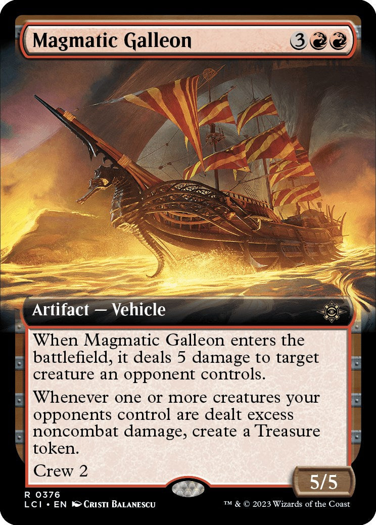 Magmatic Galleon (Extended Art) [LCI - 376]