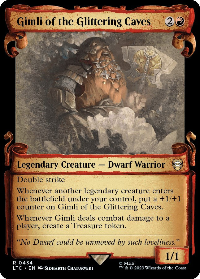 Gimli of the Glittering Caves (Showcase Scrolls)