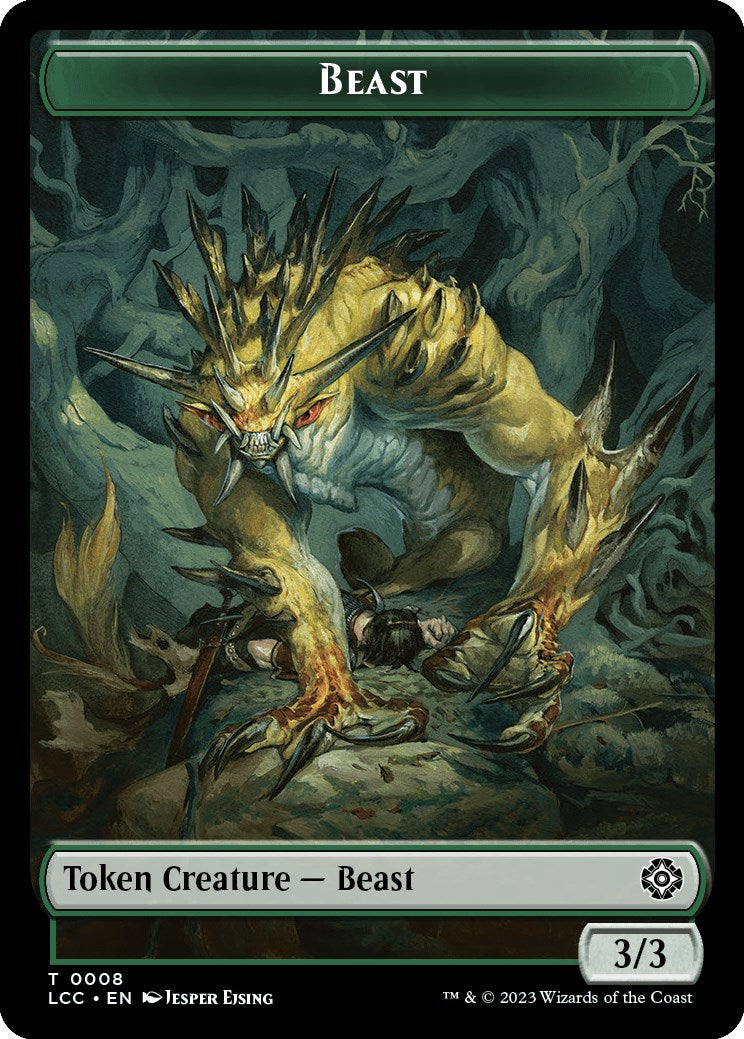 Beast // Merfolk (0003) Double-Sided Token