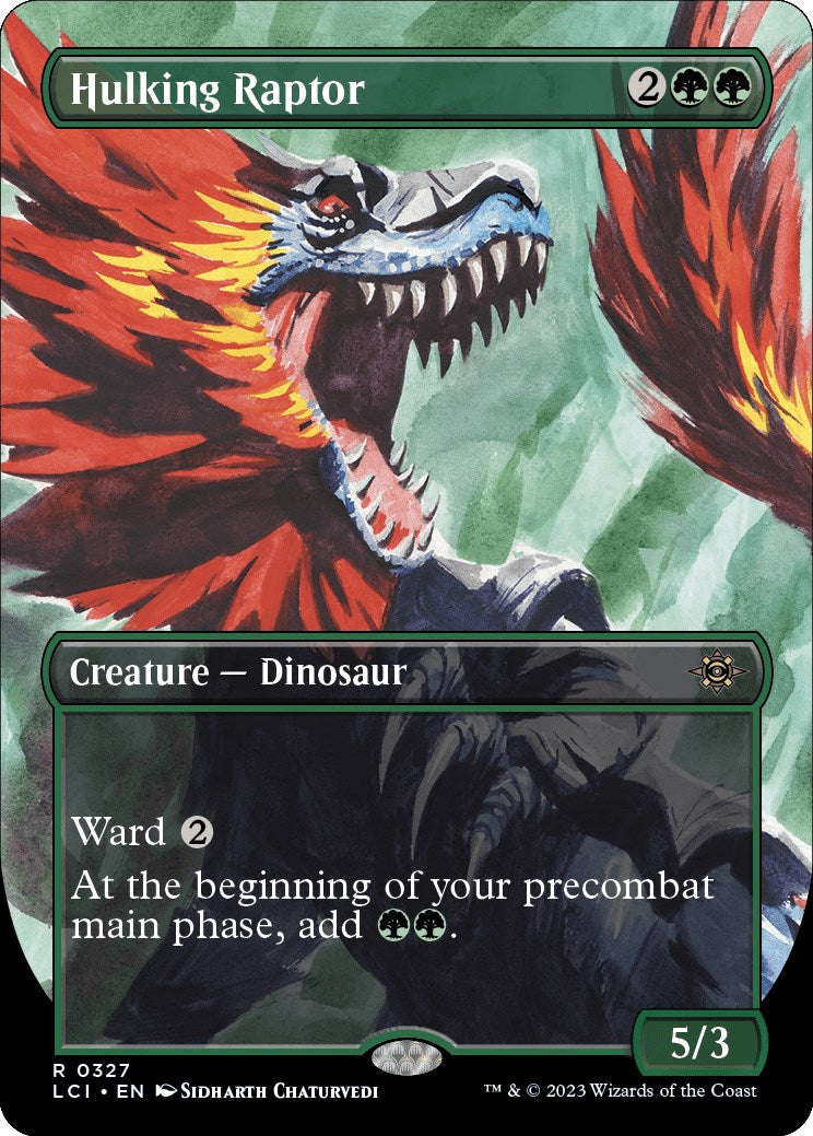 Hulking Raptor (Borderless) [LCI - 327]