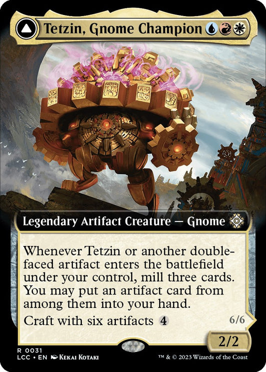 Tetzin, Gnome Champion (Extended Art) [LCC - 31]